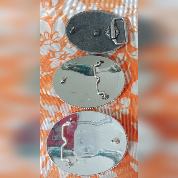 Belt Buckles Lot of 3 John Deere Cowgirl Star - Picture 2 of 2